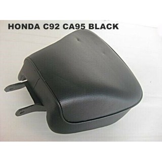 HONDA C92 C95 CA92 CA95 "BLACK" FRONT SOLO SINGLE RIDER SEAT // เบาะ เบาะรถมอเตอร์ไซค์ หนังพีวีซี สีดำ สินค้าคุณภาพดี