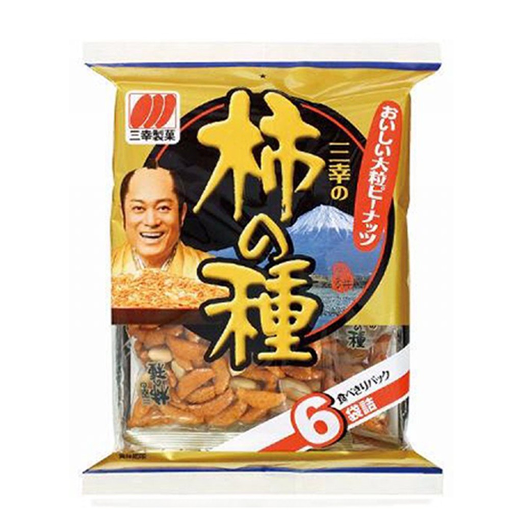 ขนมญี่ปุ่น  อร่อย ทานง่าย Makoto-Ya Sanko Kaki no Tane Snack Sanko crisp มาโกโตะ ยะ ซันโกะ คาคิโนะ ทาเนะ