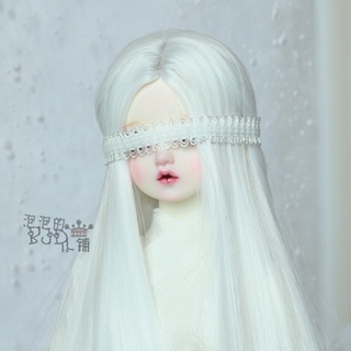 Pp【วิกผมตุ๊กตา】dw003 BJD.SD วิกผมผ้าไหม อุณหภูมิสูง สไตล์โบราณ แบ่งเป็นสีดํา ยาวตรง 1/3 1/4 1/6