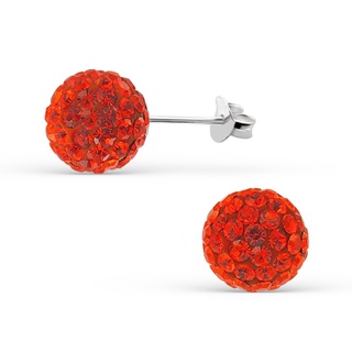 SILVER THAI sun crystal Ball stud Earring disco ball silver stud Earringg เครื่องประดับเงินแท้ ต่างหูเงินแท้925     ซันค