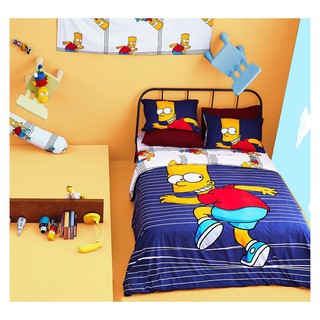 ชุดผ้าปูที่นอน 5 ฟุต 5 ชิ้น LI-SS 01 BEDSHEET FITTED Q5 LOTUS 330TC SIMPSONS LI-SS 01