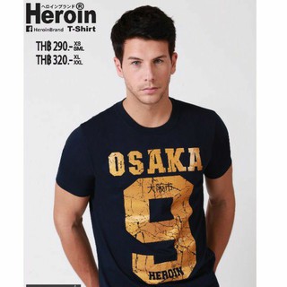 ค่าของเงินHeroin Osaka เฮโรอีน รุ่นโอซาก้า สีดำ&amp;กรมท่าS-3XL