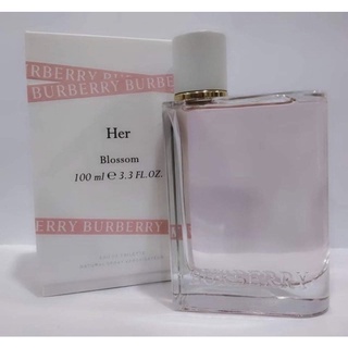 น้ำหอม Burberry Her Blossom EDT 100ml. *กล่องขาย* 【ของแท้ 100 % 】ส่งฟรี 📦🛵🚚📦🛵🚚