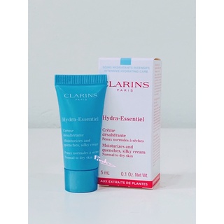 ครีมบำรุง- เติมน้ำ คืนความชุ่มชื้น Clarins Hydra Essential Silky Cream /  5 ml