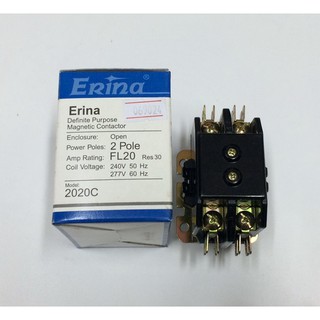 แมกเนติก ERINA 20A 2 ขา (20A / 2P / 220V)