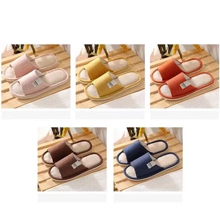 TTO（XZ-08）รองเท้า รองเท้าใส่ในบ้าน ( สีพื้น ) ใส่ในออฟฟิศ พื้นมีกันลื่น สไตล์ญี่ปุ่น มี5สีให้เลือก