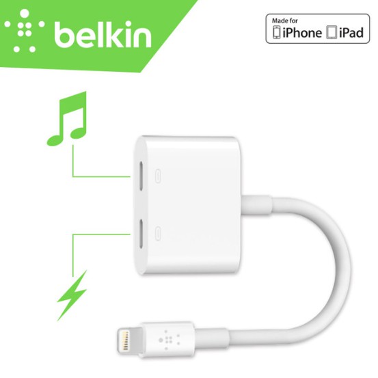 Belkin Lightning Audio + Charge RockStar™ - F8J198btWHT