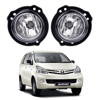 (เลนส์กระจก) ไฟตัดหมอก ติดกันชนหน้า สําหรับ TOYOTA AVANZA TOYOTA WIGO 2012 2013 2014 2015 2016 2017 2018 2019 2020 2021