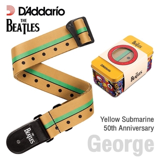 DAddario® The Beatles Guitar Strap (50BTYS02) สายสะพายกีตาร์ Yellow Submarine 50th Anniversary Woven Strap พร้อมกล่อง