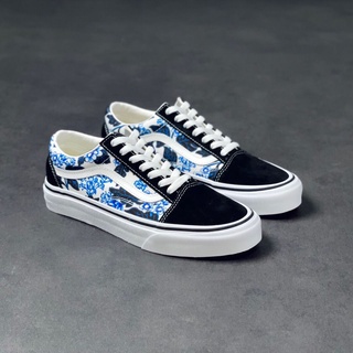 vans flamme bleu