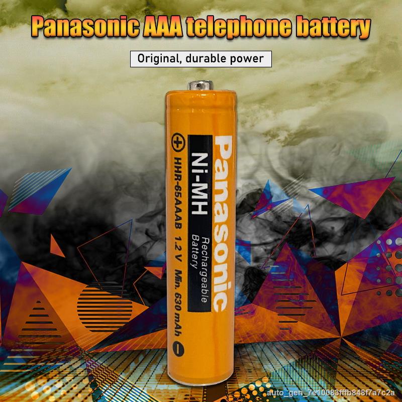 Panasonic Nimh 1.2v 630mah Cells Pilha Recarregavel Aaa Brand Cordless
