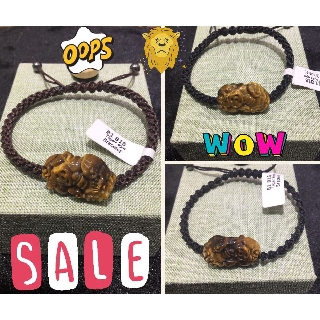 ลดล้างสต๊อก ราคาคุ้มสุด เริ่ม300฿ สร้อยข้อมือเชือกถัก ประดับด้วย หินทิเบต และ ไทเกอร์อาย สินค้าสวยงามถักเอง