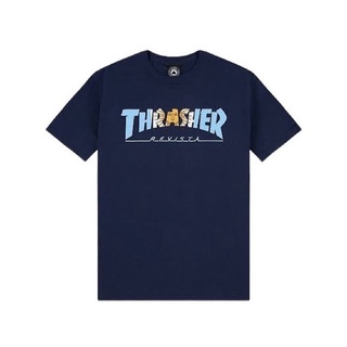 เสื้อยืดผ้าฝ้ายพิมพ์ลายแฟชั่น THRASHER - ARGENTINA TEE