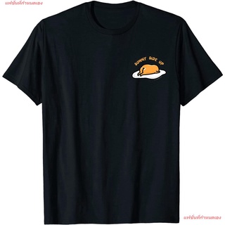 Gudetama The Lazy Egg Sunny Side Up Tee Shirt ริลักกูมะ เสื้อยืดผู้หญิง เสื้อยืดผู้ชาย เสื้อยืดคอกลม เสื้อยืดพิมพ์ลาย