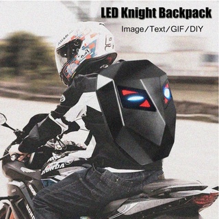 กระเป๋าเป้สะพายหลังขับบิ๊กไบค์ มีไฟ LED Knight Crelander Super Cool