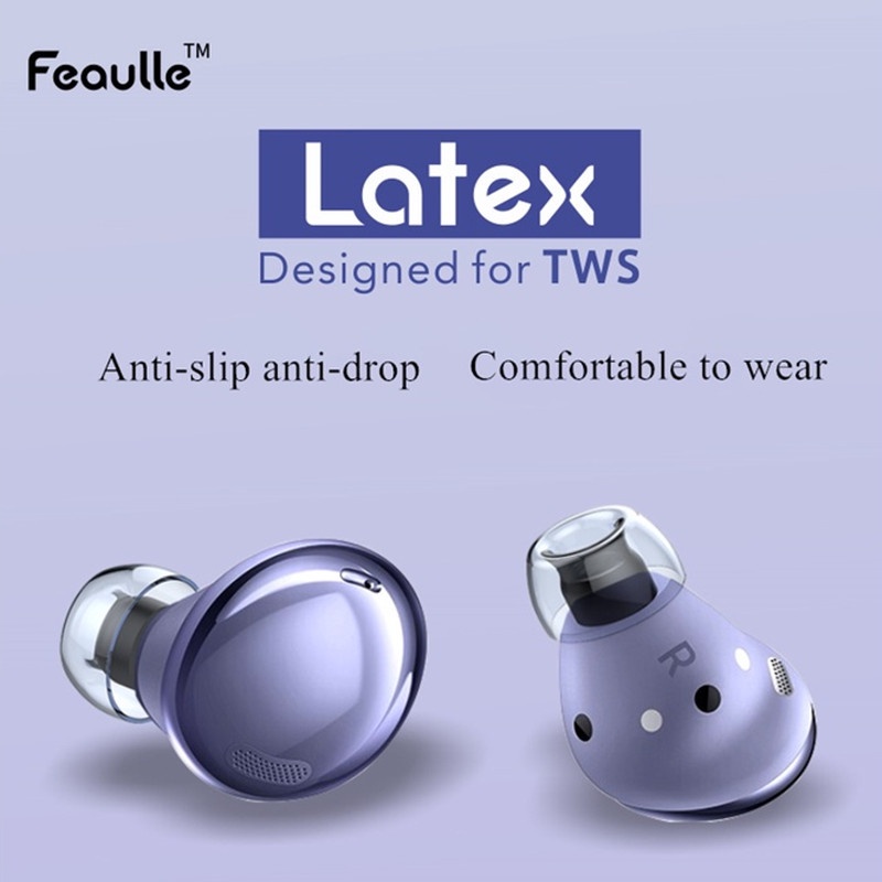 Feaulle Latex H370 TWS จุกหูฟัง ซิลิกาเจล สําหรับ Samsung Budspro Huawei Freebuds4i OPPO Encox