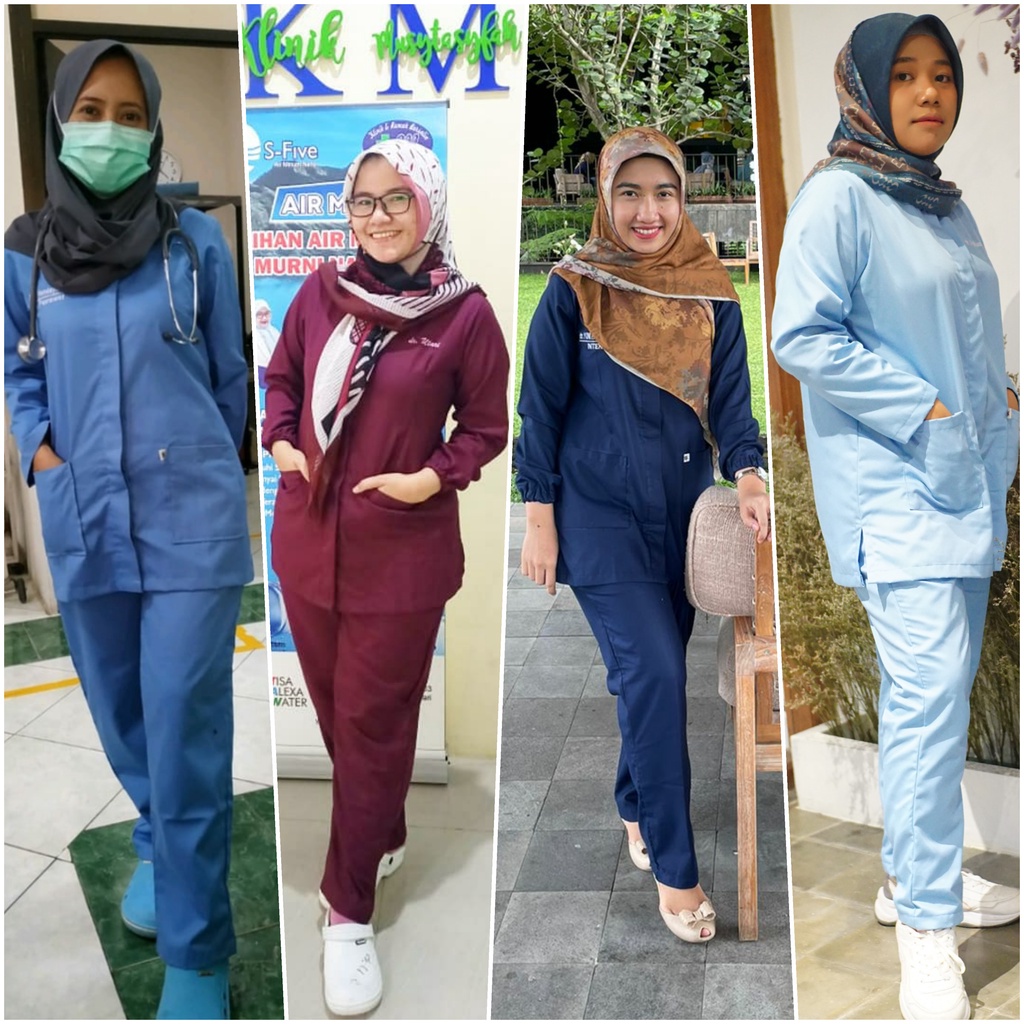 ชุดสครับ AORTA (1 ชุดผ้ายาม) / เสื้อผ้าตกลง