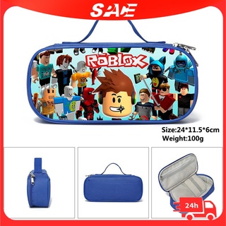 Roblox กล่องดินสอ ลายการ์ตูนแอนิเมชั่น สําหรับนักเรียนประถม และมัธยมต้น