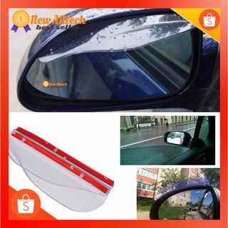 New Alitech 2pcs/ Car Rearview Mirror Rain Water Eyebrow Cover Side Shield car rearview mirror rain cover CB040