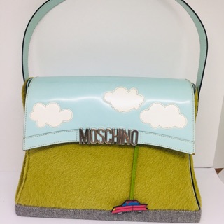 MOSCHINO Clouds Grass Car Road Bag RARE