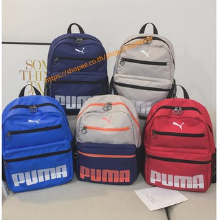 Puma กระเป๋าเป้สะพายหลัง สีแดง สีน้ำเงิน สีดำ กระเป๋าสำหรับนักเรียน