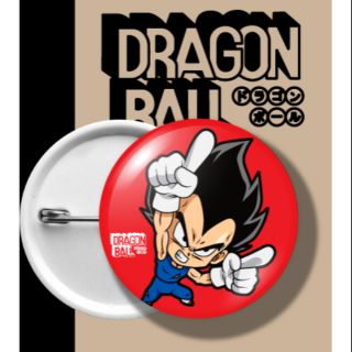 เข็มกลัด การ์ตูน ดราก้อนบอล BADGE DRAGONBALL Z DB DBZ DB SUPER VEGETA เบจิต้า