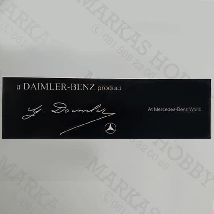 สติ๊กเกอร์ Mercedes Benz Daimler อย่างเป็นทางการ / สติ๊กเกอร์ภายในสติ๊กเกอร์