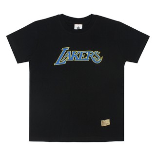 เสื้อยืดสีดําพิมพ์ลาย Mcf LAKERS