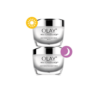 [ขายดี] OLAY โอเลย์ Luminous สูตรผิวใส เดย์ครีม 50g + ไนท์ครีม 50g | Day Cream 50g + Night Cream 50g