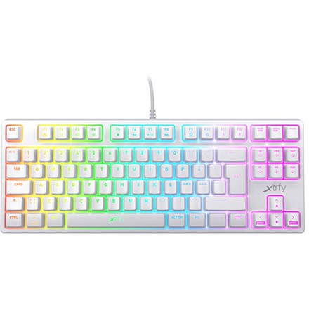 Xtrfy K4 TKL RGB Gaming Keyboard Kailh Red Switch White