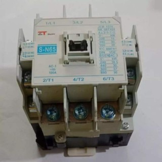 S-N65 คอยล์220V แมกเนติก คอนแทคเตอร์ S-N65 220V SN-65 ยี่ห้อZT,PNC SN65 IN:208-220V สินค้าคุณภาพดีราคาย่อมเยาว์(1ตัว)