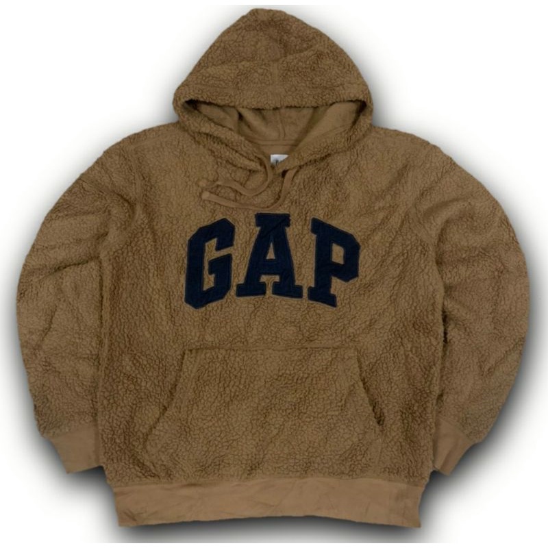 GAP® Brown Fleece Hoodie.