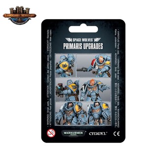 [GWพร้อมส่ง] Warhammer 40K: SPACE WOLVES PRIMARIS UPGRADES โมเดลประกอบการเล่น