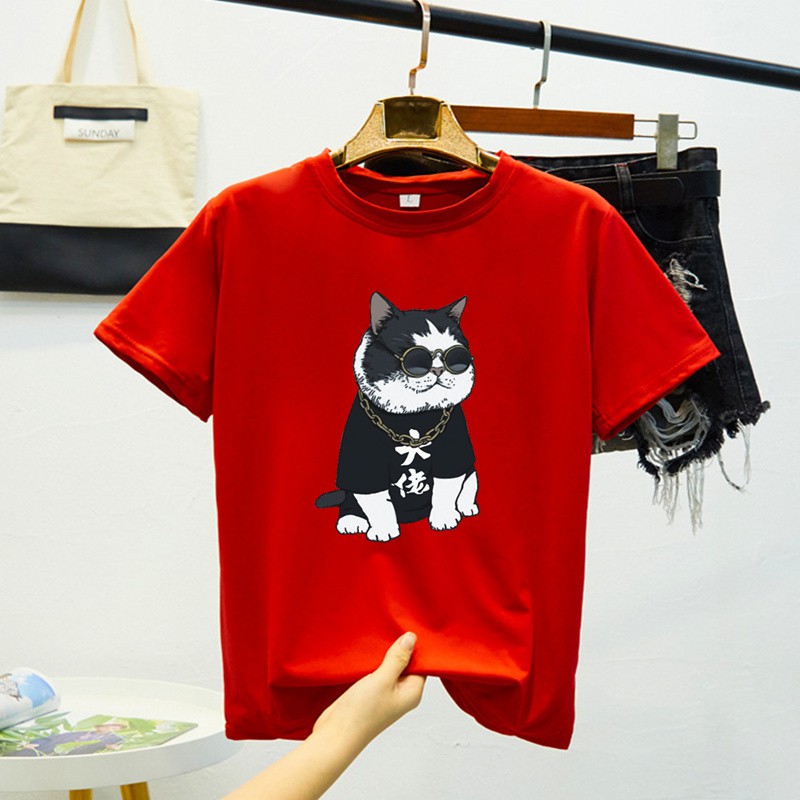 BK-234 เสื้อยืดแขนสั้นพร้อมส่ง 8สี ลายการ์ตูน ขายดีตามเทรนต์ ลายน่ารัก สีสันสดใส่น่ารัก ใส่ได้ทั้งหญิงและชาย (S-XXL)