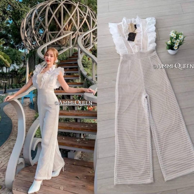 L มือ1 Ammi Queen จั๊มลูกไม้ระบายสุดหรู ป้าย Ammi Queen