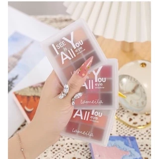 อายแชโดว์ เกาหลี ของแท้ 100% พาเลทอายแชโดว์ 9 สี เกาหลี เนื้อดินน้ำมัน เนื้อใยไหม ประกายชิมเมอร์-5099