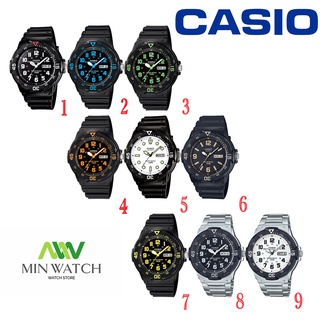 นาฬิกา รุ่น นาฬิกา Casio Standard สายเรซิ่น รุ่น MRW-200H-5B MRW-200H-7B MRW-200H-7E MRW-200H-9B