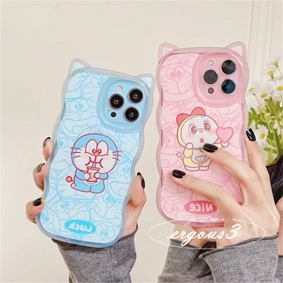 เคสป้องกันโทรศัพท์มือถือ แบบนิ่ม ลายการ์ตูนโดราเอมอน และโดราเอมอน สําหรับ iPhone 14 13 12 11 Pro Max SE2020 X XR Xs Max 7 8 6 6s Plus