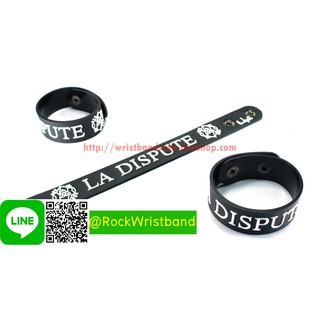 LA DISPUTE ขายริสแบนด์  LPE307NB Wristband สายรัดข้อมือวงร็อค