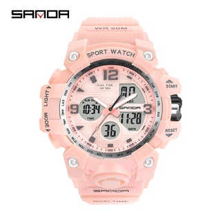 Sanda Women นาฬิกากันน้ำ LED Digital Sports Women Watch 942