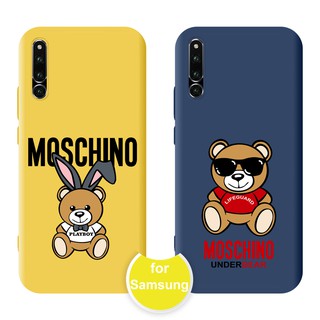 Cartoon Bear Cute Soft Case กรณี Samsung Galaxy S20 Plus Ultra M01 M11 M31 A11 A91 M80S Note 9 10 Pro S10 Plus A105 S10 Lite A20 A10S A20S A205 M10 Note 20 Pro A50S A30 A30S A70 A70S A51 A10 M10S A305 A50