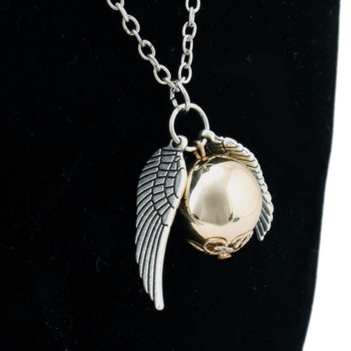 JV Harry Potter Snitch Gold Wings จี้สีทอง Uni Magic สร้อยคอพิเศษ
