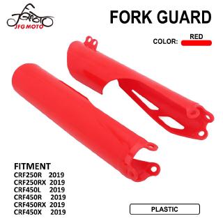 JFG MOTO Fork Guards Dust Protector For CRF250R CRF250RX CRF450L CRF450R CRF450RX CRF450X 2019-2022 Accessories Parts plastic Motorcycle motocross