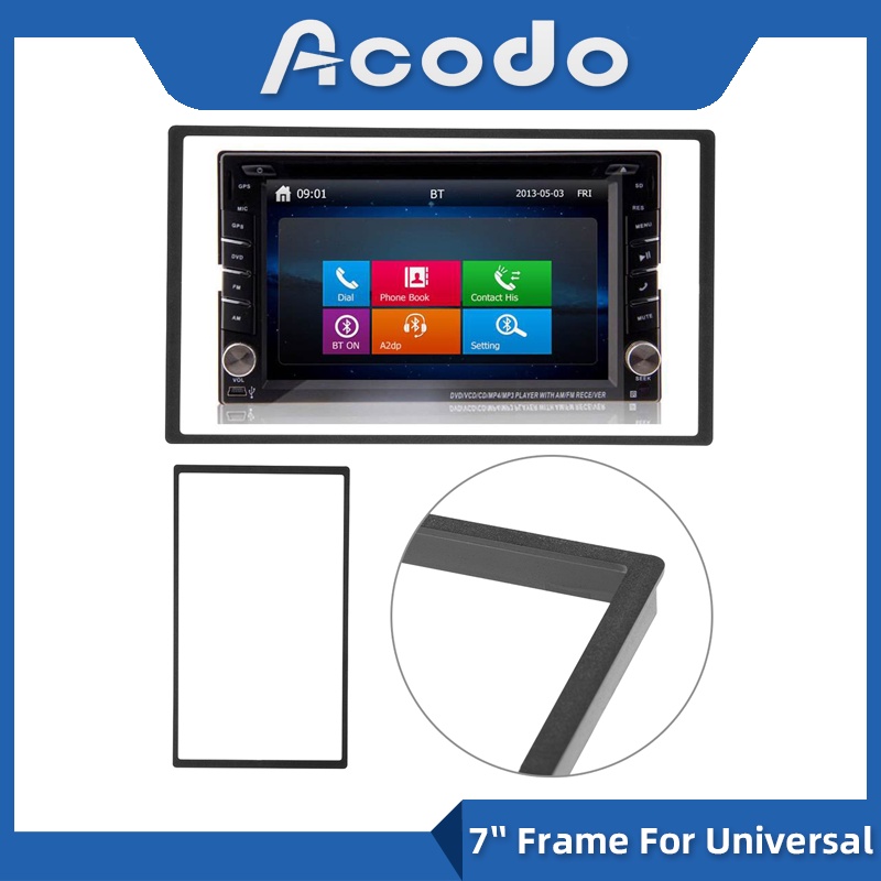 รถวิทยุ 2din MP5 100 มม.สําหรับ Double Din Media Player อุปกรณ์เสริมสําหรับรถยนต์สําหรับติดตั้ง