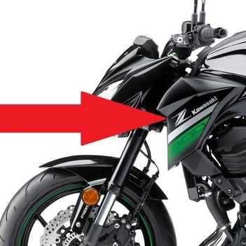 แฟริ่งฝาครอบข้าง Kawasaki Z800