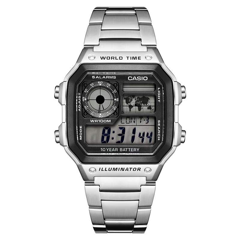 *Casio Standard นาฬิกาข้อมือ - รุ่น AE-1200W-1B ประกัน 1 ปี