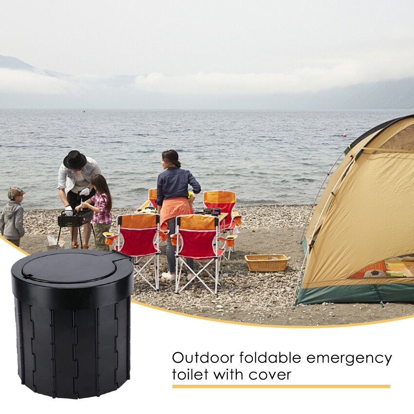 Car toilet folding portable deodorant car emergency toilet outdoor self