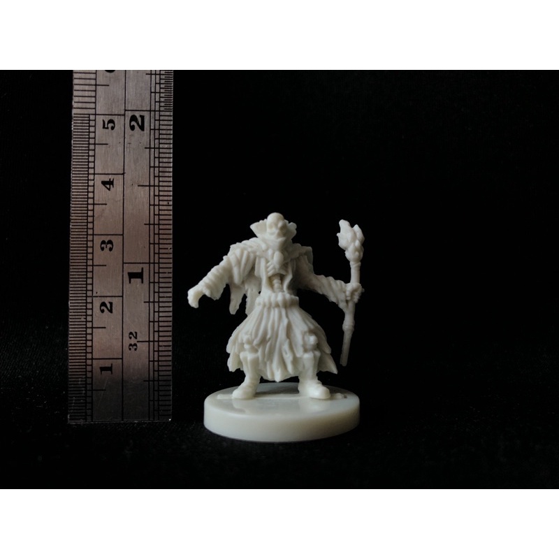 Miniature heroes of land, air & sea (unpainted/ยังไม่ระบายสี) : Wraith of undead