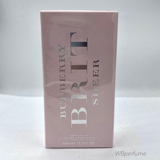 น้ำหอมของแท้ 100% BURBERRY BRIT SHEER EDT 100ML