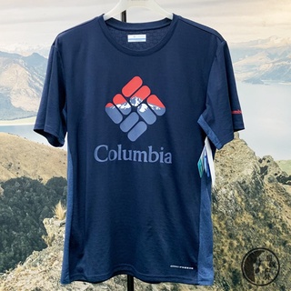 Columbia เสื้อยืด คอกลม แขนสั้น สําหรับผู้ชาย AE9129